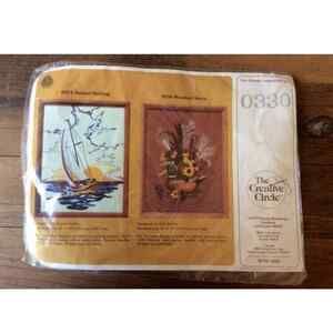 Wooden Decoy Vintage Needlecraft Kit by The Creative Circle - Sealed In Package